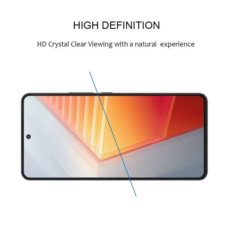 Full Glue Full Screen Tempered Glass Film, For vivo iQOO 10
