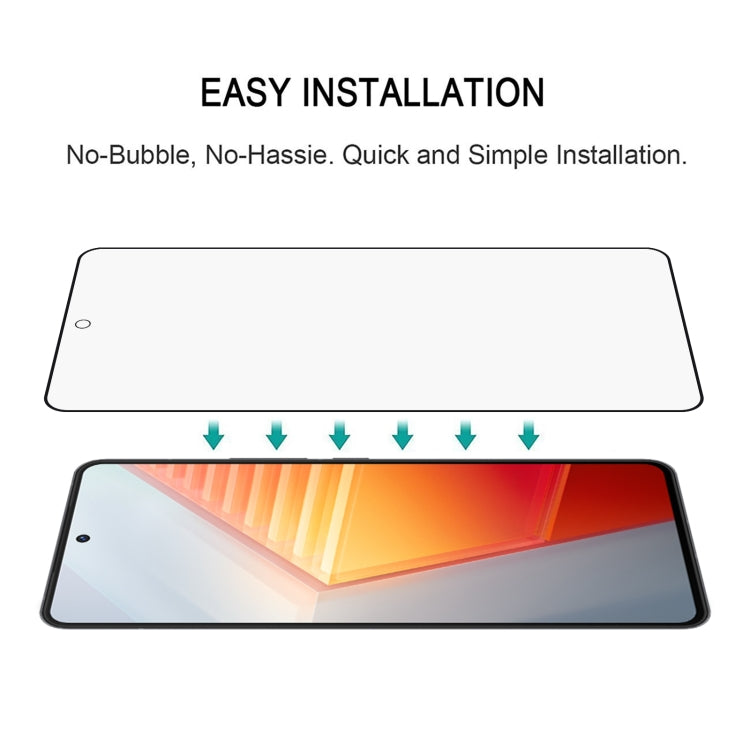 Full Glue Full Screen Tempered Glass Film, For vivo iQOO 10