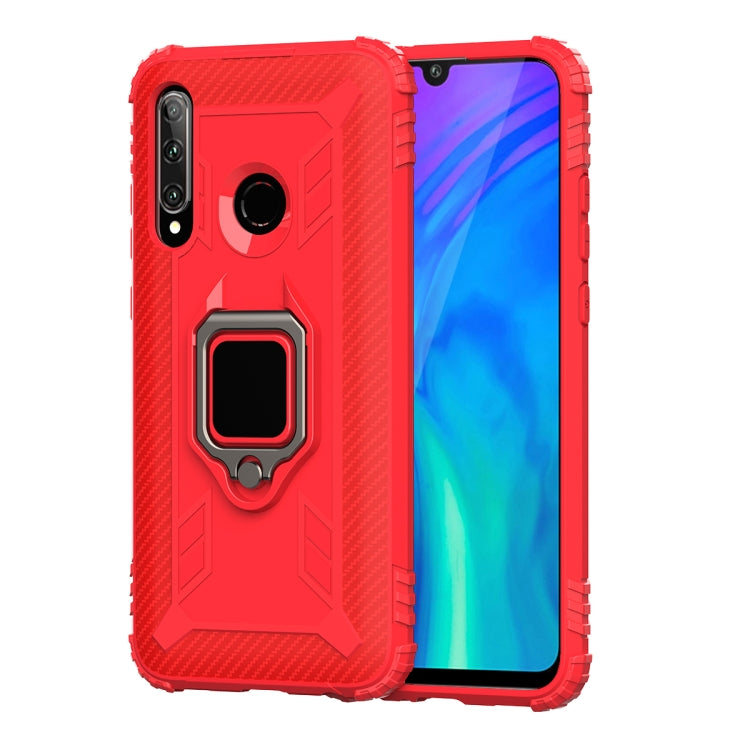 Carbon Fiber Protective Case with 360 Degree Rotating Ring Holder, For Huawei nova 4 Lite, For Huawei P Smart+ 2019, For Huawei Y9 Prime 2019, For Huawei Enjoy 10 Plus, For Huawei nova 6, For Huawei nova 6SE, For Huawei nova 7i, For Huawei P Smart Z���...