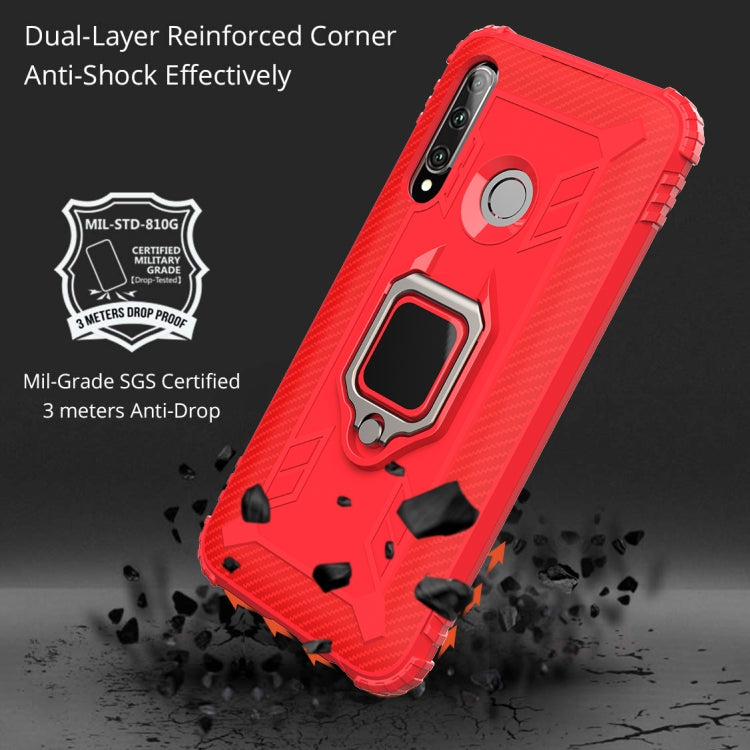 Carbon Fiber Protective Case with 360 Degree Rotating Ring Holder, For Huawei nova 4 Lite, For Huawei P Smart+ 2019, For Huawei Y9 Prime 2019, For Huawei Enjoy 10 Plus, For Huawei nova 6, For Huawei nova 6SE, For Huawei nova 7i, For Huawei P Smart Z���...