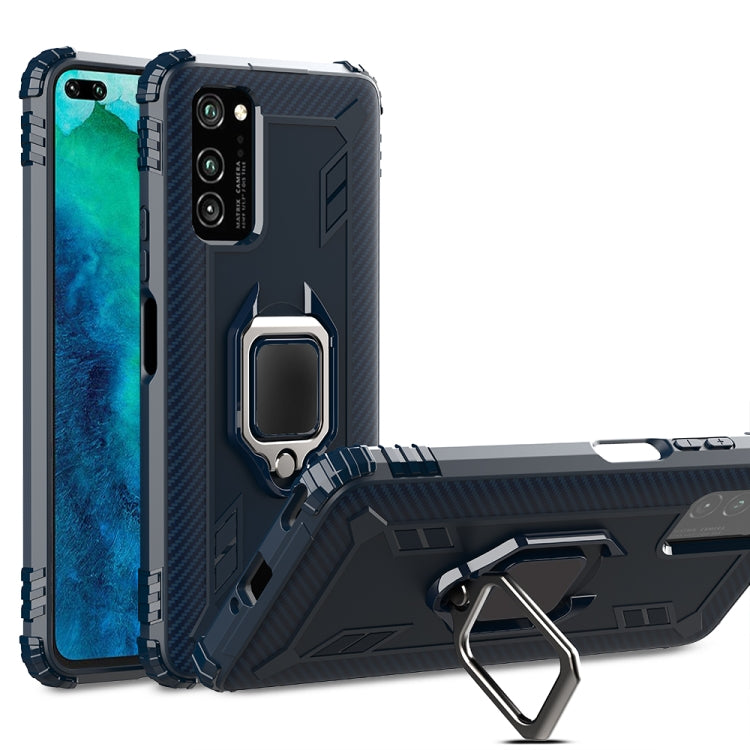 Carbon Fiber Protective Case with 360 Degree Rotating Ring Holder, For Huawei nova 4 Lite, For Huawei P Smart+ 2019, For Huawei Y9 Prime 2019, For Huawei Enjoy 10 Plus, For Huawei nova 6, For Huawei nova 6SE, For Huawei nova 7i, For Huawei P Smart Z���...