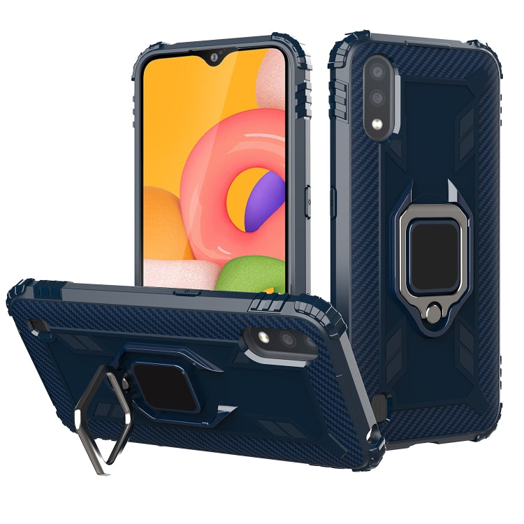 Carbon Fiber Protective Case with 360 Degree Rotating Ring Holder, For Huawei nova 4 Lite, For Huawei P Smart+ 2019, For Huawei Y9 Prime 2019, For Huawei Enjoy 10 Plus, For Huawei nova 6, For Huawei nova 6SE, For Huawei nova 7i, For Huawei P Smart Z���...