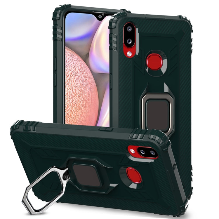 Carbon Fiber Protective Case with 360 Degree Rotating Ring Holder, For Huawei nova 4 Lite, For Huawei P Smart+ 2019, For Huawei Y9 Prime 2019, For Huawei Enjoy 10 Plus, For Huawei nova 6, For Huawei nova 6SE, For Huawei nova 7i, For Huawei P Smart Z���...
