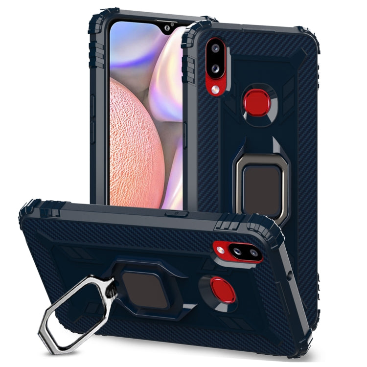 Carbon Fiber Protective Case with 360 Degree Rotating Ring Holder, For Huawei nova 4 Lite, For Huawei P Smart+ 2019, For Huawei Y9 Prime 2019, For Huawei Enjoy 10 Plus, For Huawei nova 6, For Huawei nova 6SE, For Huawei nova 7i, For Huawei P Smart Z���...