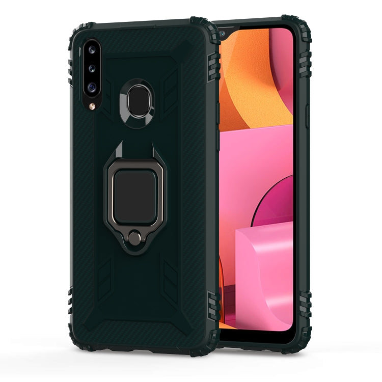 Carbon Fiber Protective Case with 360 Degree Rotating Ring Holder, For Huawei nova 4 Lite, For Huawei P Smart+ 2019, For Huawei Y9 Prime 2019, For Huawei Enjoy 10 Plus, For Huawei nova 6, For Huawei nova 6SE, For Huawei nova 7i, For Huawei P Smart Z���...