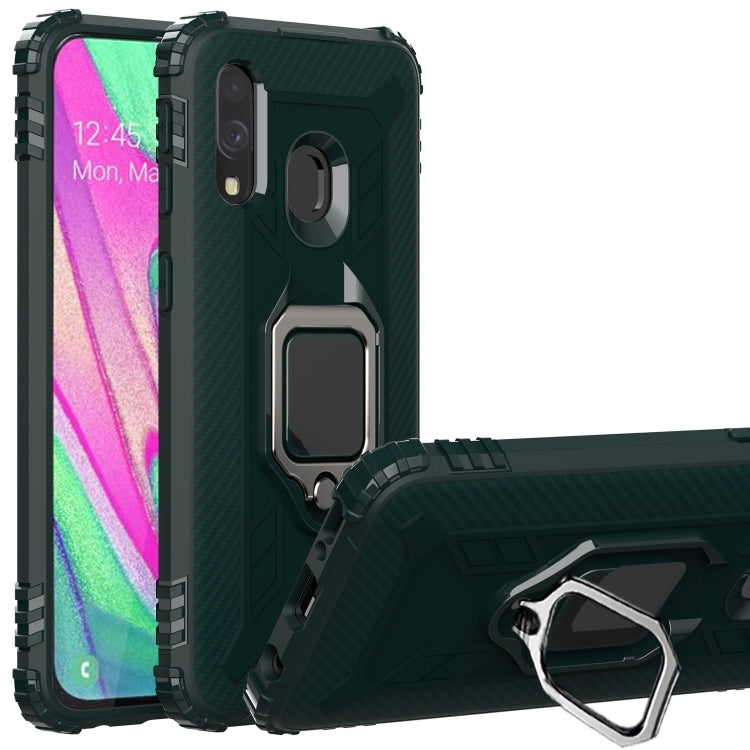 Carbon Fiber Protective Case with 360 Degree Rotating Ring Holder, For Huawei nova 4 Lite, For Huawei P Smart+ 2019, For Huawei Y9 Prime 2019, For Huawei Enjoy 10 Plus, For Huawei nova 6, For Huawei nova 6SE, For Huawei nova 7i, For Huawei P Smart Z���...