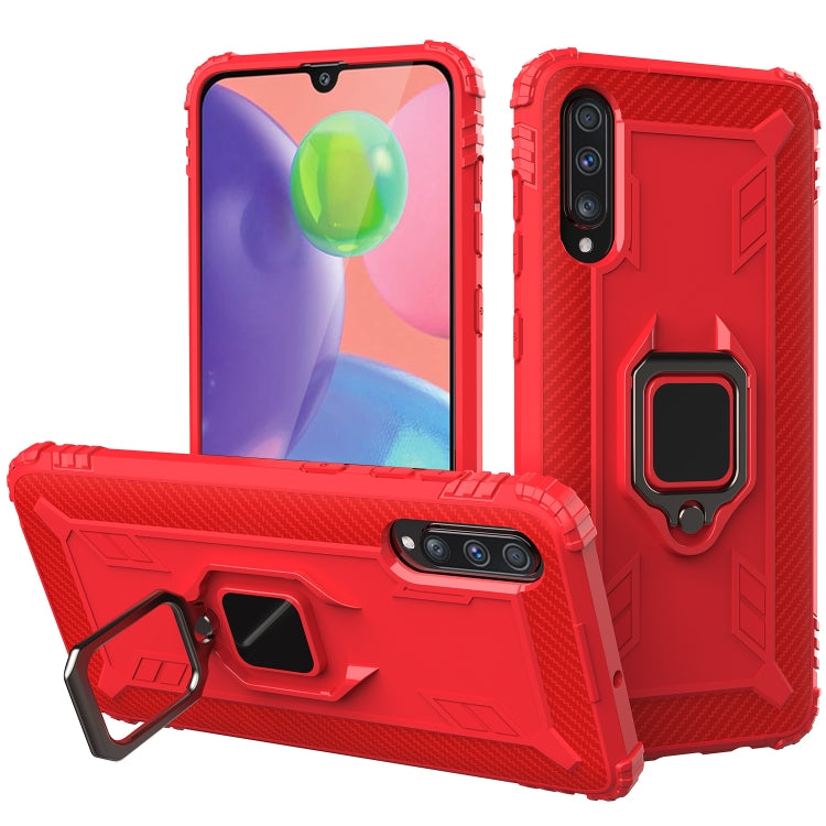 Carbon Fiber Protective Case with 360 Degree Rotating Ring Holder, For Huawei nova 4 Lite, For Huawei P Smart+ 2019, For Huawei Y9 Prime 2019, For Huawei Enjoy 10 Plus, For Huawei nova 6, For Huawei nova 6SE, For Huawei nova 7i, For Huawei P Smart Z���...