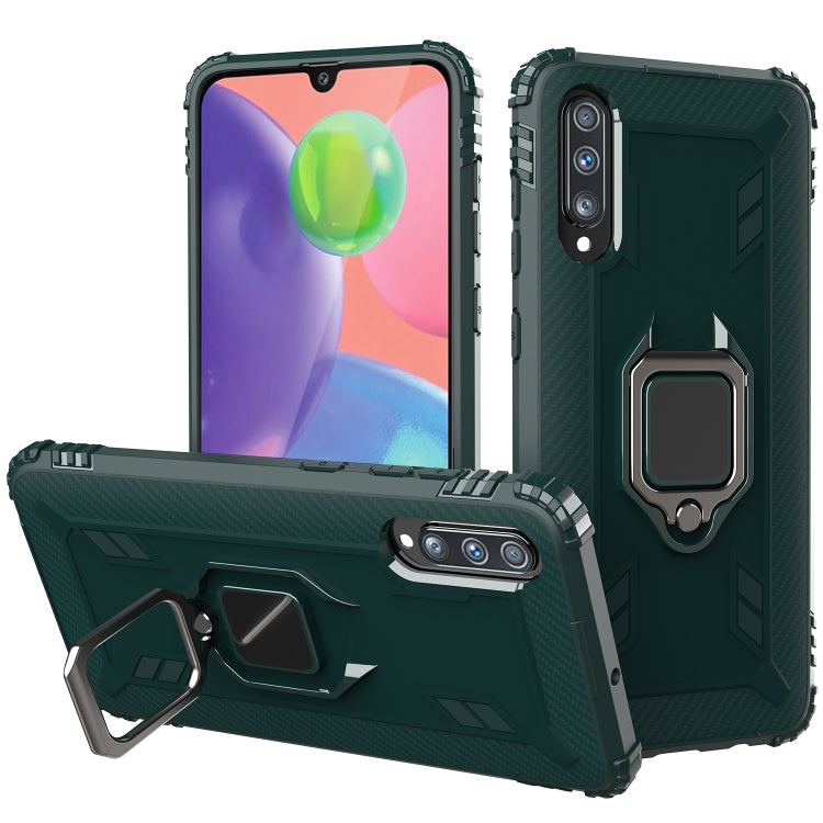 Carbon Fiber Protective Case with 360 Degree Rotating Ring Holder, For Huawei nova 4 Lite, For Huawei P Smart+ 2019, For Huawei Y9 Prime 2019, For Huawei Enjoy 10 Plus, For Huawei nova 6, For Huawei nova 6SE, For Huawei nova 7i, For Huawei P Smart Z���...