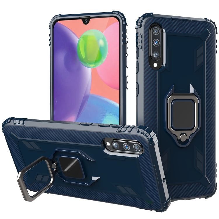 Carbon Fiber Protective Case with 360 Degree Rotating Ring Holder, For Huawei nova 4 Lite, For Huawei P Smart+ 2019, For Huawei Y9 Prime 2019, For Huawei Enjoy 10 Plus, For Huawei nova 6, For Huawei nova 6SE, For Huawei nova 7i, For Huawei P Smart Z���...