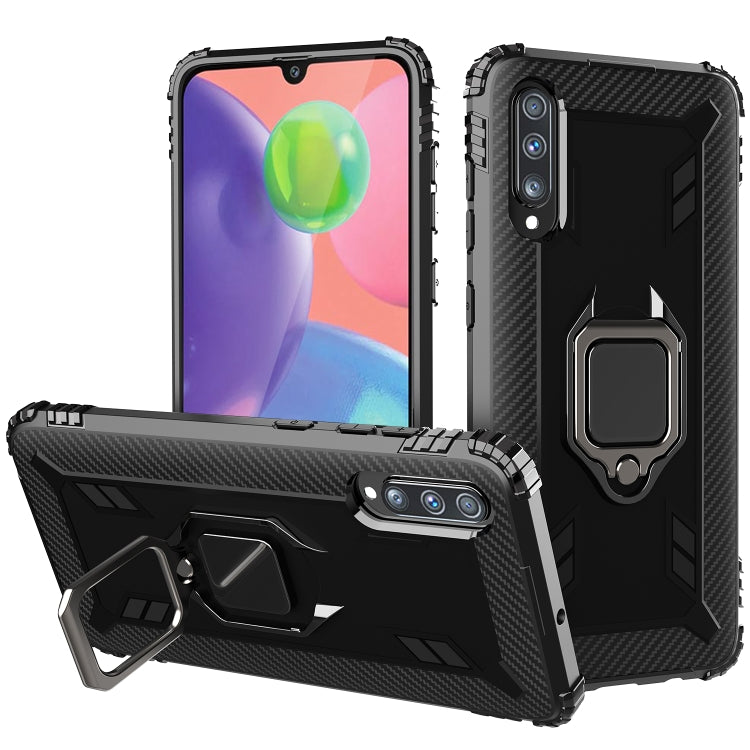 Carbon Fiber Protective Case with 360 Degree Rotating Ring Holder, For Huawei nova 4 Lite, For Huawei P Smart+ 2019, For Huawei Y9 Prime 2019, For Huawei Enjoy 10 Plus, For Huawei nova 6, For Huawei nova 6SE, For Huawei nova 7i, For Huawei P Smart Z���...