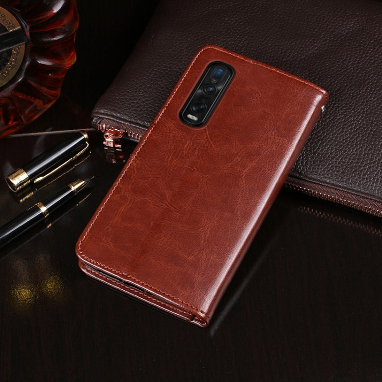 idewei Crazy Horse Texture Horizontal Flip Leather Case with Holder & Card Slots & Wallet, For OPPO Find X2 Pro, For OPPO Realme X50 Pro, For Xiaomi Redmi Note 9S, For Xiaomi Redmi K30 Pro