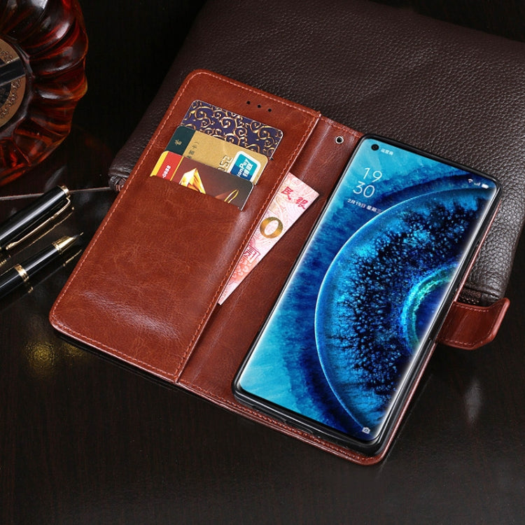 idewei Crazy Horse Texture Horizontal Flip Leather Case with Holder & Card Slots & Wallet, For OPPO Find X2 Pro, For OPPO Realme X50 Pro, For Xiaomi Redmi Note 9S, For Xiaomi Redmi K30 Pro