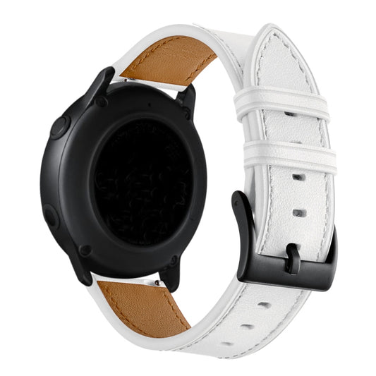 20mmFirst Layer Leather Sewing Thread Watch Band