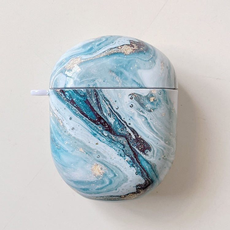 Marble Texture PC Glossy Earphone Protective Case, For Xiaomi Redmi Buds 4