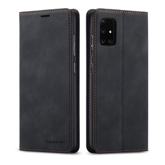 Forwenw Dream Series Oil Edge Strong Magnetism Horizontal Flip Leather Case with Holder & Card Slots & Wallet & Photo Frame