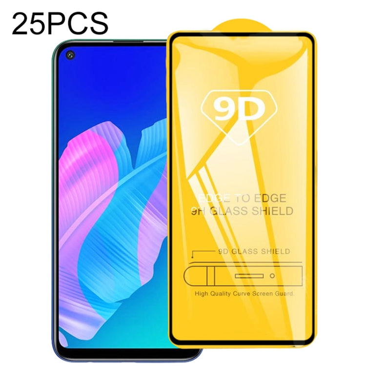 25 PCS 9D Full Glue Full Screen Tempered Glass Film, For Huawei P40, For Huawei P40 Lite, For Huawei Y7p 2020, For Huawei  Nova 6 SE, For Huawei  Nova 7i, For Huawei Y6s (2019), For Huawei Y9s, For Huawei P Smart Pro 2019, For Huawei P Smart 2020������...