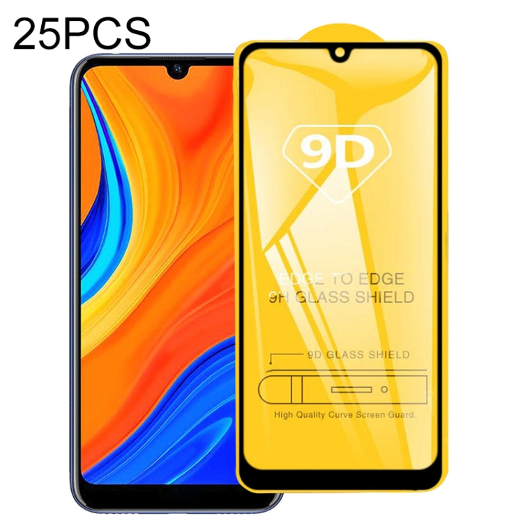 25 PCS 9D Full Glue Full Screen Tempered Glass Film, For Huawei P40, For Huawei P40 Lite, For Huawei Y7p 2020, For Huawei  Nova 6 SE, For Huawei  Nova 7i, For Huawei Y6s (2019), For Huawei Y9s, For Huawei P Smart Pro 2019, For Huawei P Smart 2020������...