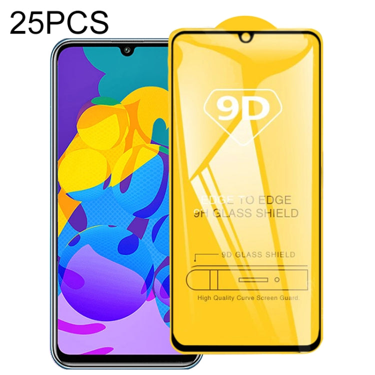 25 PCS 9D Full Glue Full Screen Tempered Glass Film, For Huawei P40, For Huawei P40 Lite, For Huawei Y7p 2020, For Huawei  Nova 6 SE, For Huawei  Nova 7i, For Huawei Y6s (2019), For Huawei Y9s, For Huawei P Smart Pro 2019, For Huawei P Smart 2020������...