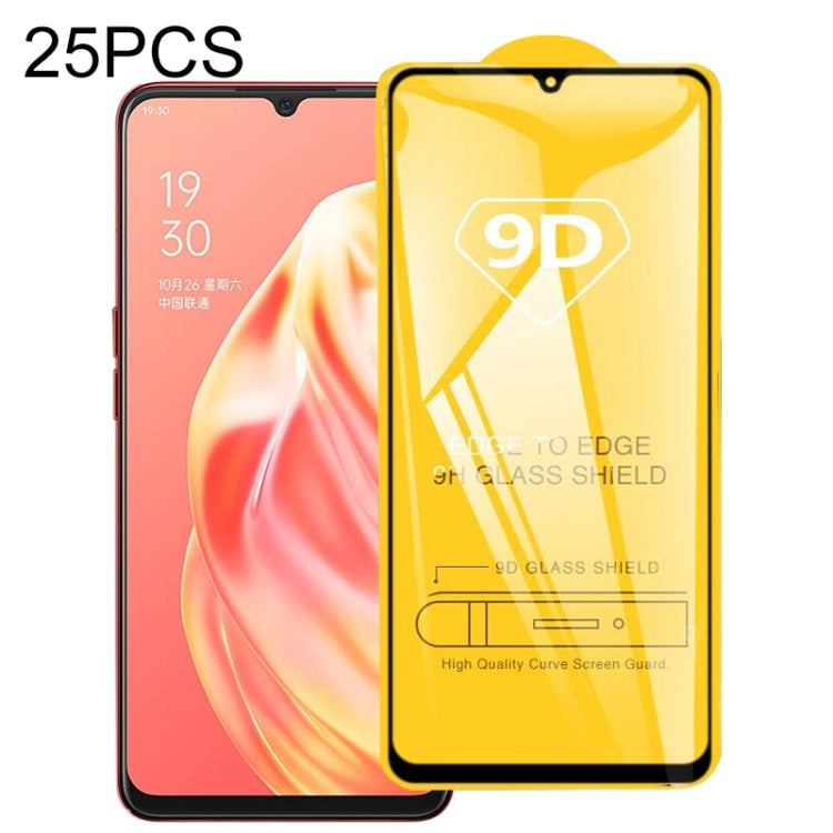 25 PCS 9D Full Glue Full Screen Tempered Glass Film, For Huawei P40, For Huawei P40 Lite, For Huawei Y7p 2020, For Huawei  Nova 6 SE, For Huawei  Nova 7i, For Huawei Y6s (2019), For Huawei Y9s, For Huawei P Smart Pro 2019, For Huawei P Smart 2020������...