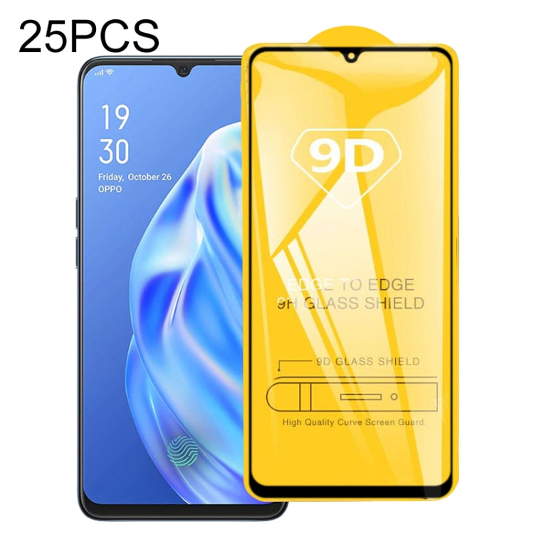 25 PCS 9D Full Glue Full Screen Tempered Glass Film, For Huawei P40, For Huawei P40 Lite, For Huawei Y7p 2020, For Huawei  Nova 6 SE, For Huawei  Nova 7i, For Huawei Y6s (2019), For Huawei Y9s, For Huawei P Smart Pro 2019, For Huawei P Smart 2020������...
