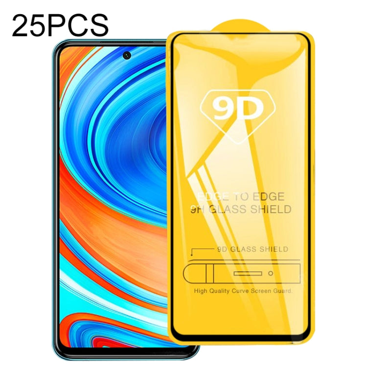 25 PCS 9D Full Glue Full Screen Tempered Glass Film, For Huawei P40, For Huawei P40 Lite, For Huawei Y7p 2020, For Huawei  Nova 6 SE, For Huawei  Nova 7i, For Huawei Y6s (2019), For Huawei Y9s, For Huawei P Smart Pro 2019, For Huawei P Smart 2020������...