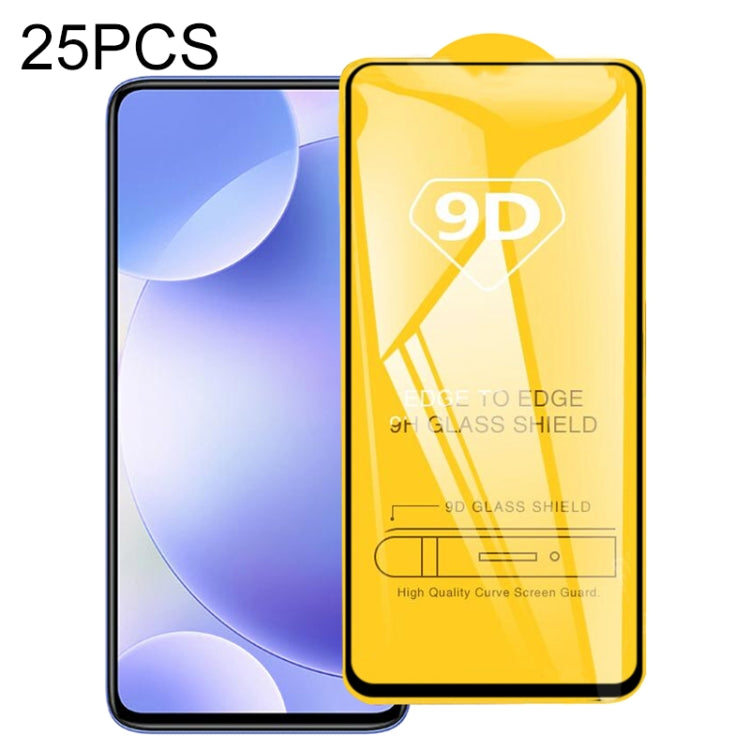 25 PCS 9D Full Glue Full Screen Tempered Glass Film, For Huawei P40, For Huawei P40 Lite, For Huawei Y7p 2020, For Huawei  Nova 6 SE, For Huawei  Nova 7i, For Huawei Y6s (2019), For Huawei Y9s, For Huawei P Smart Pro 2019, For Huawei P Smart 2020������...