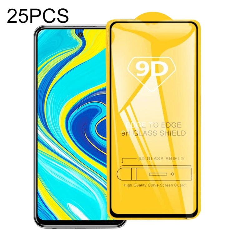 25 PCS 9D Full Glue Full Screen Tempered Glass Film, For Huawei P40, For Huawei P40 Lite, For Huawei Y7p 2020, For Huawei  Nova 6 SE, For Huawei  Nova 7i, For Huawei Y6s (2019), For Huawei Y9s, For Huawei P Smart Pro 2019, For Huawei P Smart 2020������...