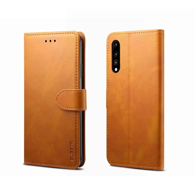 GUSSIM Business Style Horizontal Flip Leather Case with Holder & Card Slots & Wallet, For Huawei P20 Pro, For Huawei P20, For Huawei P40 Lite/Nova 6 SE/7i, For Huawei Honor 20, For Galaxy A20e, For Galaxy A20s, For Galaxy A51, For Galaxy A71