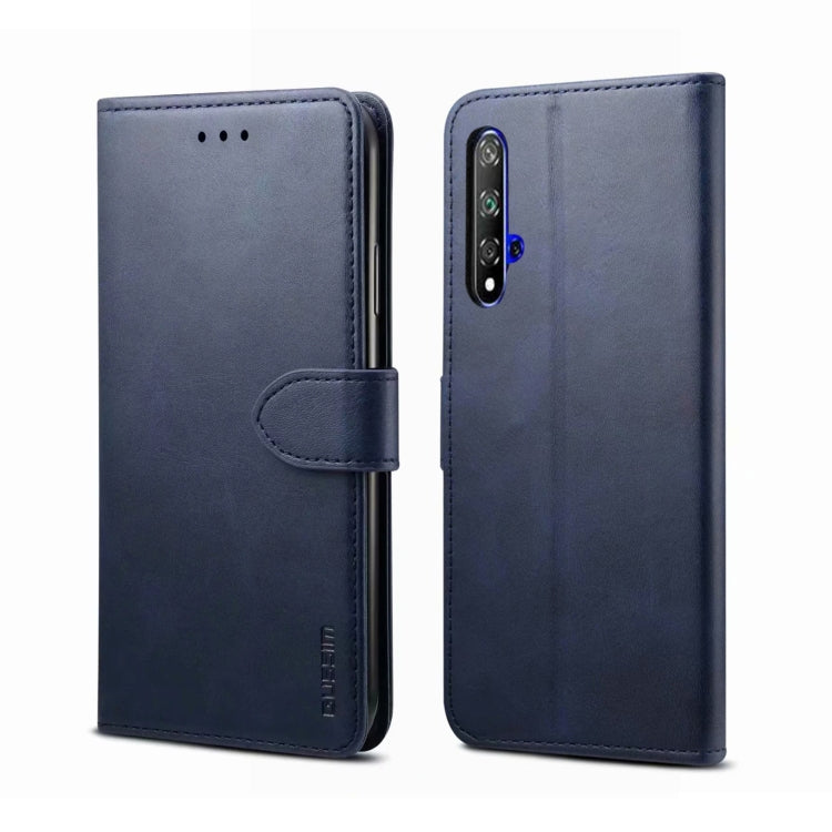 GUSSIM Business Style Horizontal Flip Leather Case with Holder & Card Slots & Wallet, For Huawei P20 Pro, For Huawei P20, For Huawei P40 Lite/Nova 6 SE/7i, For Huawei Honor 20, For Galaxy A20e, For Galaxy A20s, For Galaxy A51, For Galaxy A71