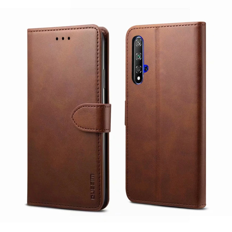 GUSSIM Business Style Horizontal Flip Leather Case with Holder & Card Slots & Wallet, For Huawei P20 Pro, For Huawei P20, For Huawei P40 Lite/Nova 6 SE/7i, For Huawei Honor 20, For Galaxy A20e, For Galaxy A20s, For Galaxy A51, For Galaxy A71