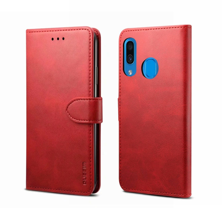 GUSSIM Business Style Horizontal Flip Leather Case with Holder & Card Slots & Wallet, For Huawei P20 Pro, For Huawei P20, For Huawei P40 Lite/Nova 6 SE/7i, For Huawei Honor 20, For Galaxy A20e, For Galaxy A20s, For Galaxy A51, For Galaxy A71