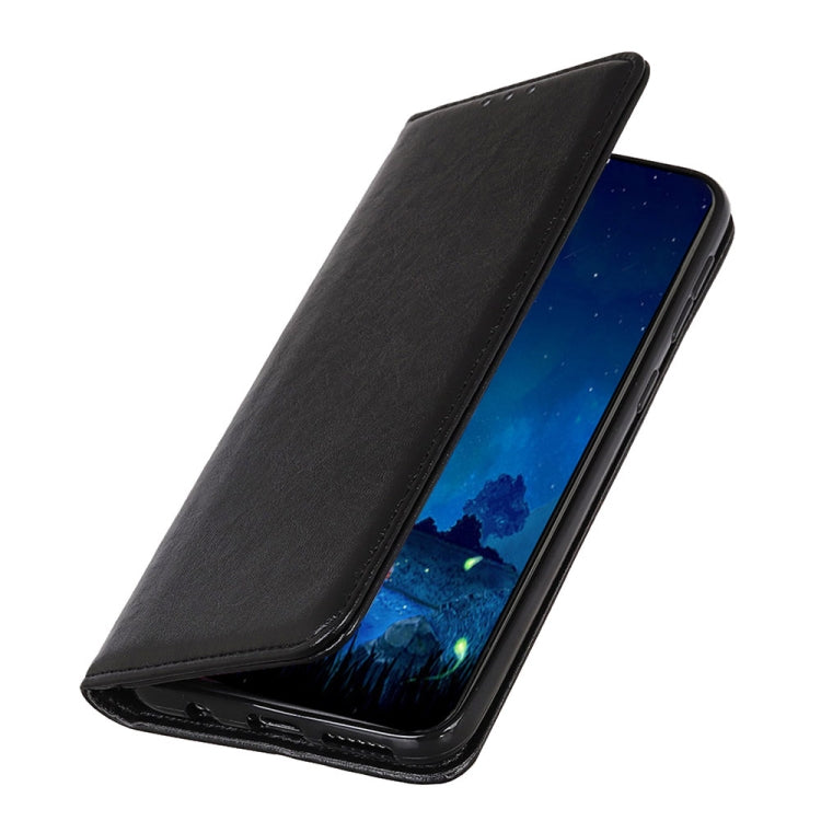 Magnetic Suction Crazy Horse Pattern PU Left and Right Open with Bracket and Card Slot and Wallet, For iPhone SE 2022 / SE 2020