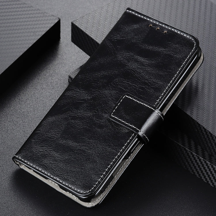 Vintage Crazy Horse PU + + Left and Right Leather Case with Photo Frame & Bracket & Front and Back Buckle, For iPhone SE 2022 / SE 2020
