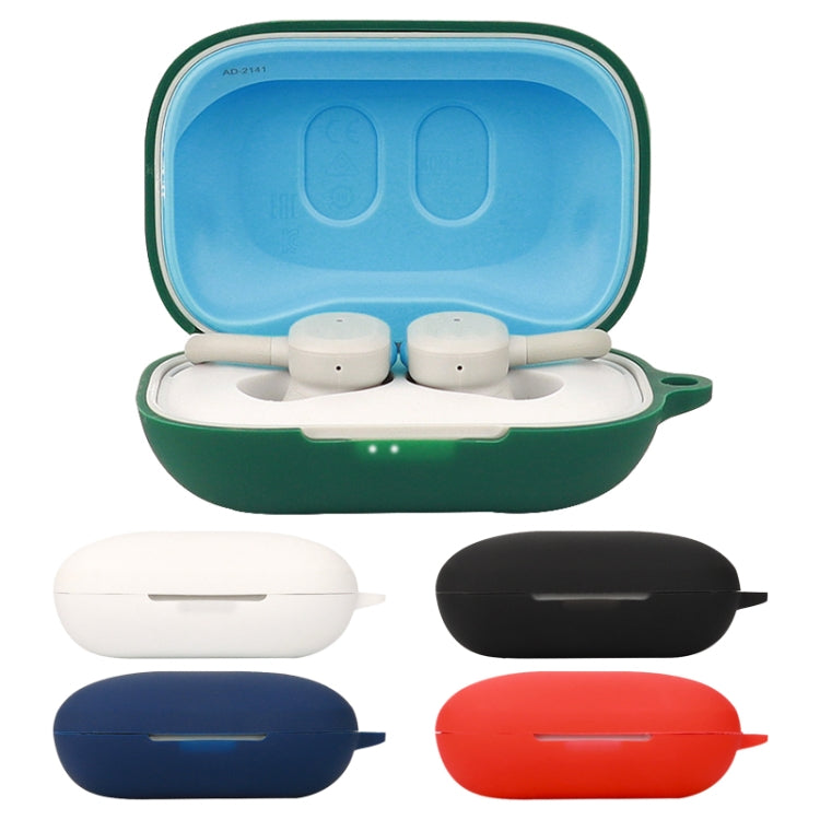 Solid Color Bluetooth Earphone Silicone Protective Case with Carabiner, For Skullcandy Push Active