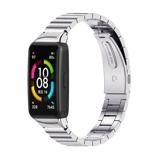 Mijobs Bamboo Stainless Steel Metal Watch Band