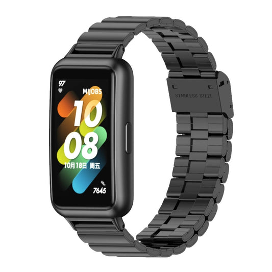 Mijobs Bamboo Stainless Steel Metal Buckle Watch Band