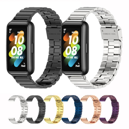 Mijobs Bamboo Stainless Steel Metal Buckle Watch Band