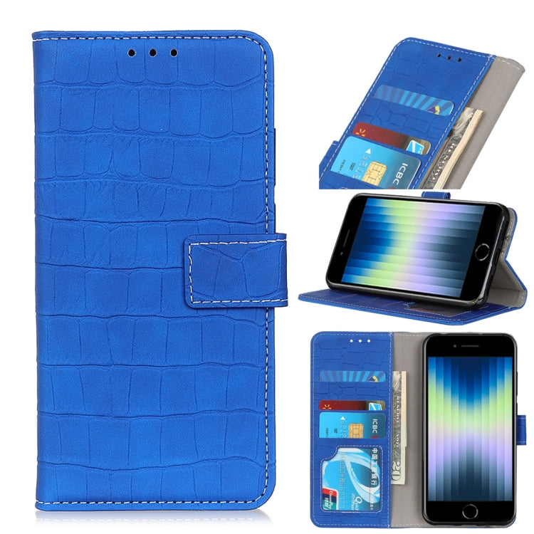 Crocodile Texture Horizontal Flip Leather Case with Holder & Card Slots & Wallet, For iPhone SE 2022 / SE 2020, For Galaxy A51 5G, For Galaxy A71 5G