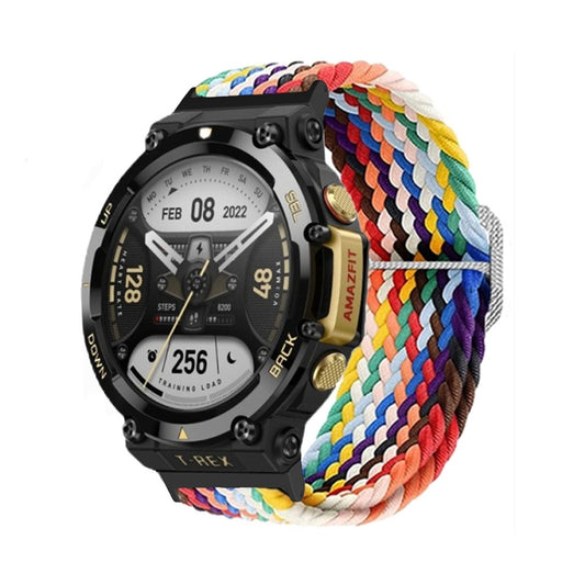 Adjustable Buckle Braided Nylon Watch Band