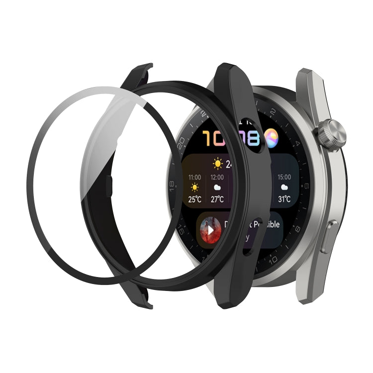 PC + Tempered Glass Integrated Protective Watch Case