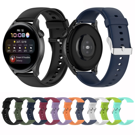 Solid Color Soft Silicone Watch Band