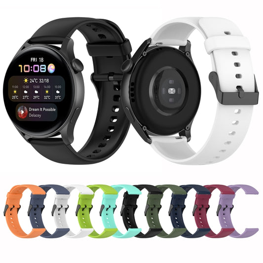 Solid Color Soft Silicone Watch Band