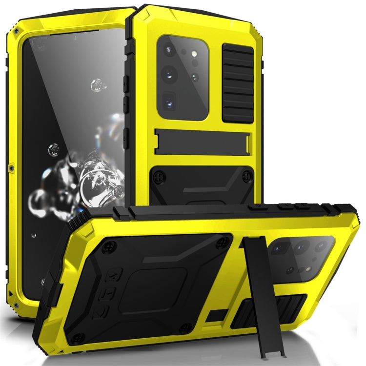 Shockproof Waterproof Dust-proof Metal + Silicone Protective Case with Holder, For iPhone 11, For iPhone 11 Pro, For iPhone 11 Pro Max, For iPhone XS Max, For Galaxy S20 Ultra