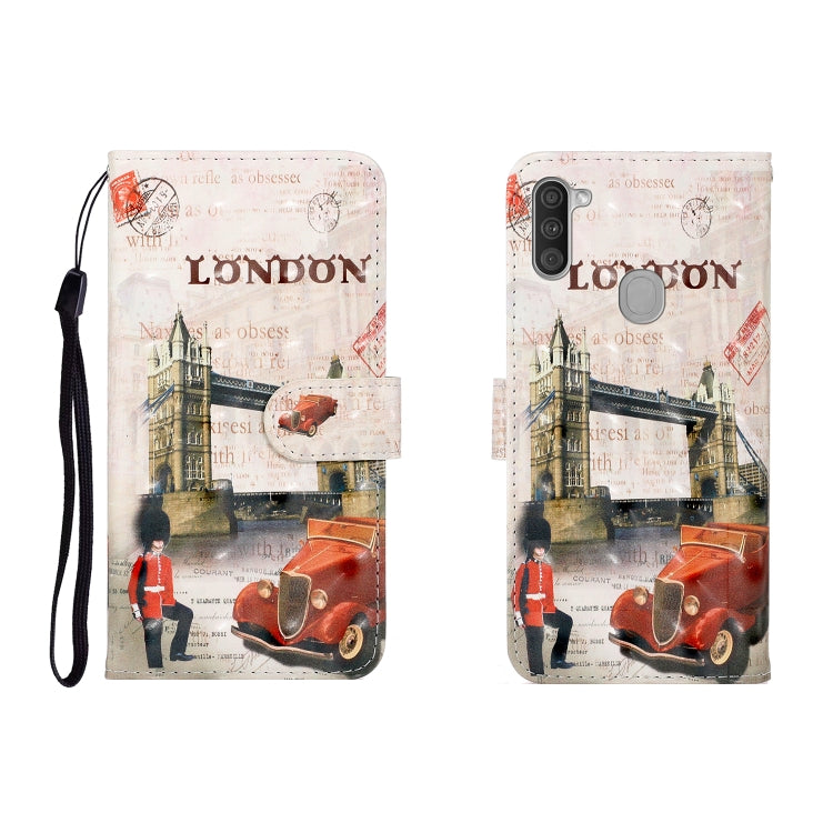 3D Colored Drawing Horizontal Flip Leather Case with Holder & Card Slot & Wallet, For Galaxy A01, For OPPO A11, For Galaxy A21, For Galaxy A41, For Galaxy A51, For Galaxy S20, For Galaxy S20 Ultra