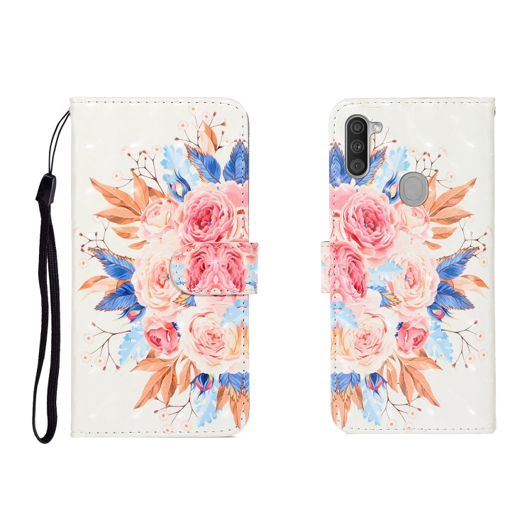 3D Colored Drawing Horizontal Flip Leather Case with Holder & Card Slot & Wallet, For Galaxy A01, For OPPO A11, For Galaxy A21, For Galaxy A41, For Galaxy A51, For Galaxy S20, For Galaxy S20 Ultra