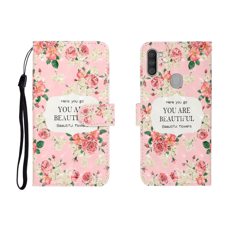 3D Colored Drawing Horizontal Flip Leather Case with Holder & Card Slot & Wallet, For Galaxy A01, For OPPO A11, For Galaxy A21, For Galaxy A41, For Galaxy A51, For Galaxy S20, For Galaxy S20 Ultra