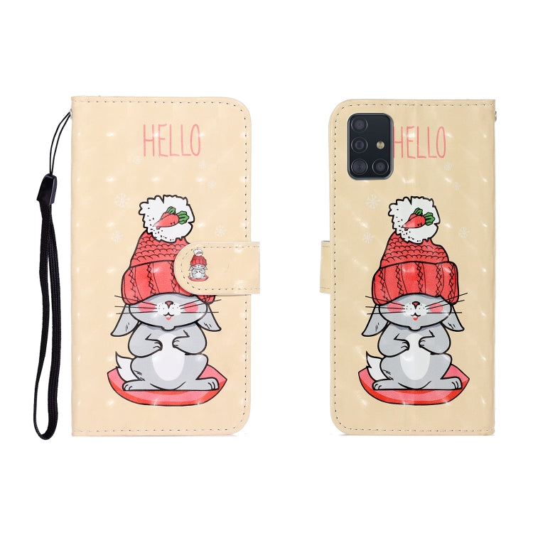 3D Colored Drawing Horizontal Flip Leather Case with Holder & Card Slot & Wallet, For Galaxy A01, For OPPO A11, For Galaxy A21, For Galaxy A41, For Galaxy A51, For Galaxy S20, For Galaxy S20 Ultra