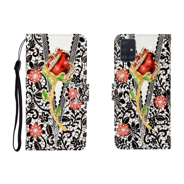 3D Colored Drawing Horizontal Flip Leather Case with Holder & Card Slot & Wallet, For Galaxy A01, For OPPO A11, For Galaxy A21, For Galaxy A41, For Galaxy A51, For Galaxy S20, For Galaxy S20 Ultra