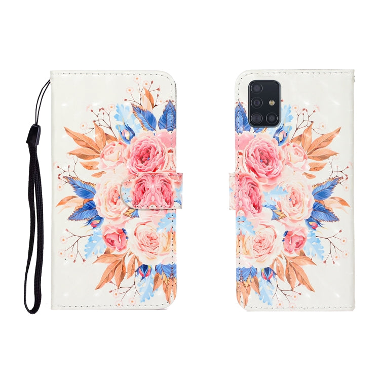 3D Colored Drawing Horizontal Flip Leather Case with Holder & Card Slot & Wallet, For Galaxy A01, For OPPO A11, For Galaxy A21, For Galaxy A41, For Galaxy A51, For Galaxy S20, For Galaxy S20 Ultra