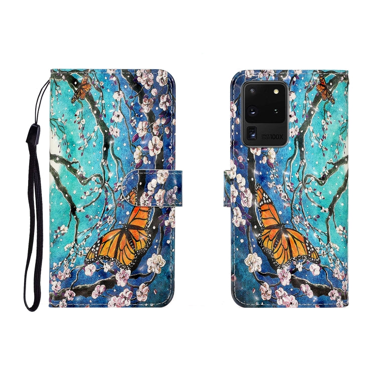 3D Colored Drawing Horizontal Flip Leather Case with Holder & Card Slot & Wallet, For Galaxy A01, For OPPO A11, For Galaxy A21, For Galaxy A41, For Galaxy A51, For Galaxy S20, For Galaxy S20 Ultra